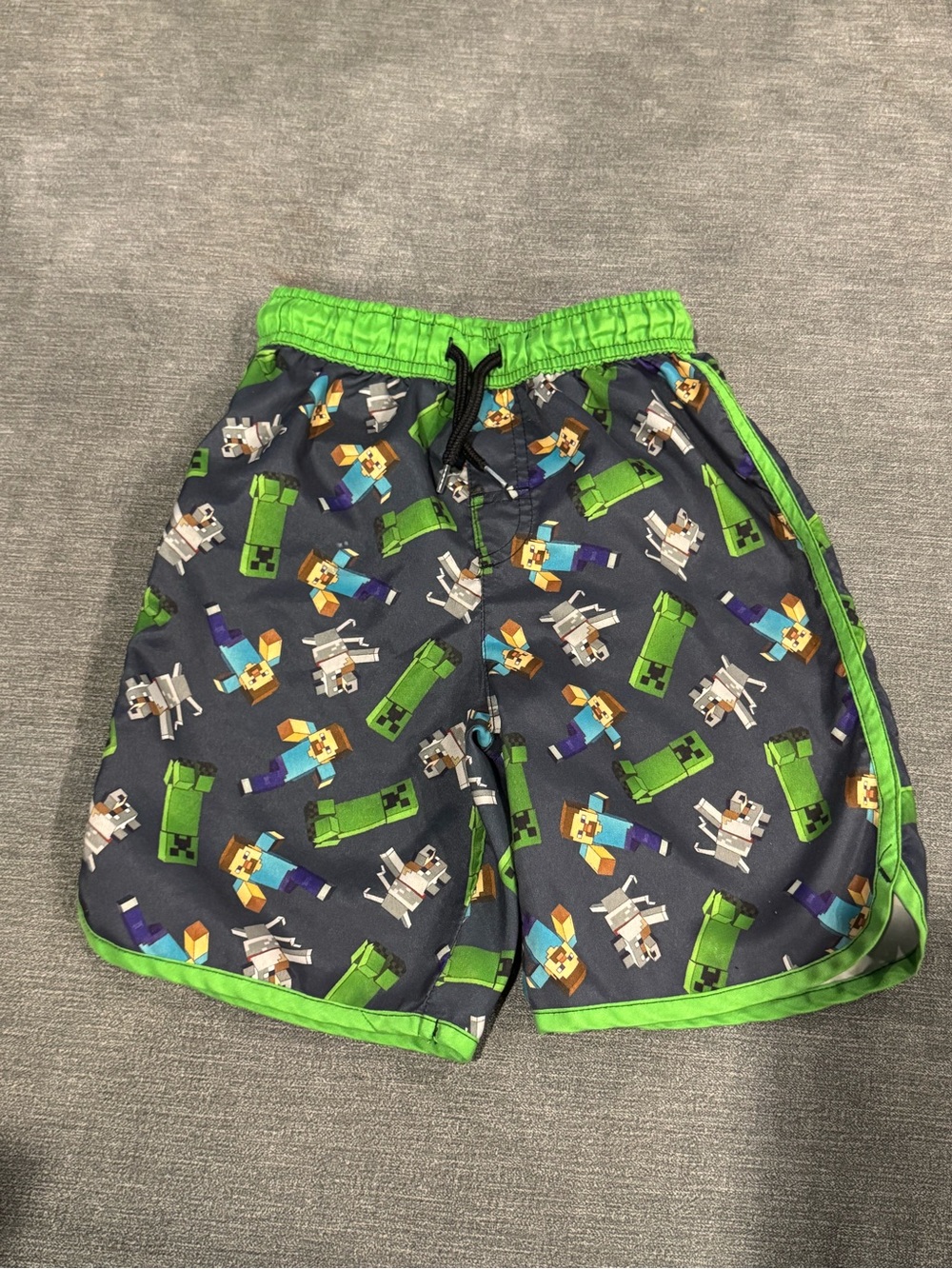 Minecraft Swim Trunks- Size Small 5/6